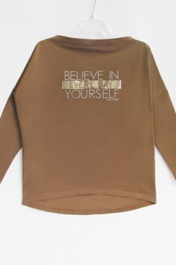 BLUZKA EVERY DAY KARMELOWA