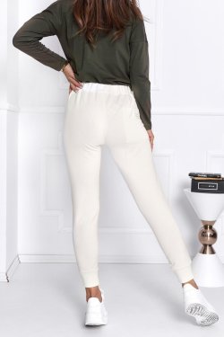 SPODNIE DRESOWE DAMSKIE MONA ŚMIETANA