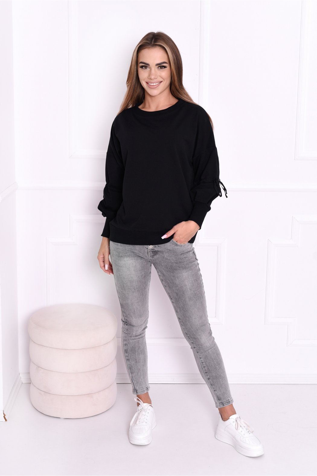 BLUZA DAMSKA Z DŁUGIM RĘKAWEM CAROLINA