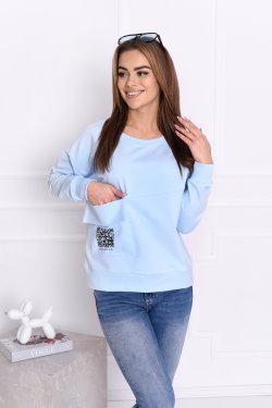 BLUZA DAMSKA Z DŁUGIM REKAWEM LOLA