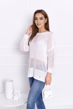 SWETER DAMSKI AŻUROWY NINETTE