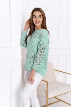 SWETER DAMSKI AŻUROWY NINETTE