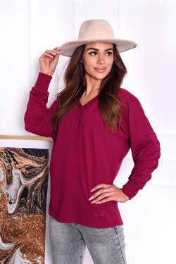 BLUZA DAMSKA Z SUWAKIEM Z TYŁU EDITH