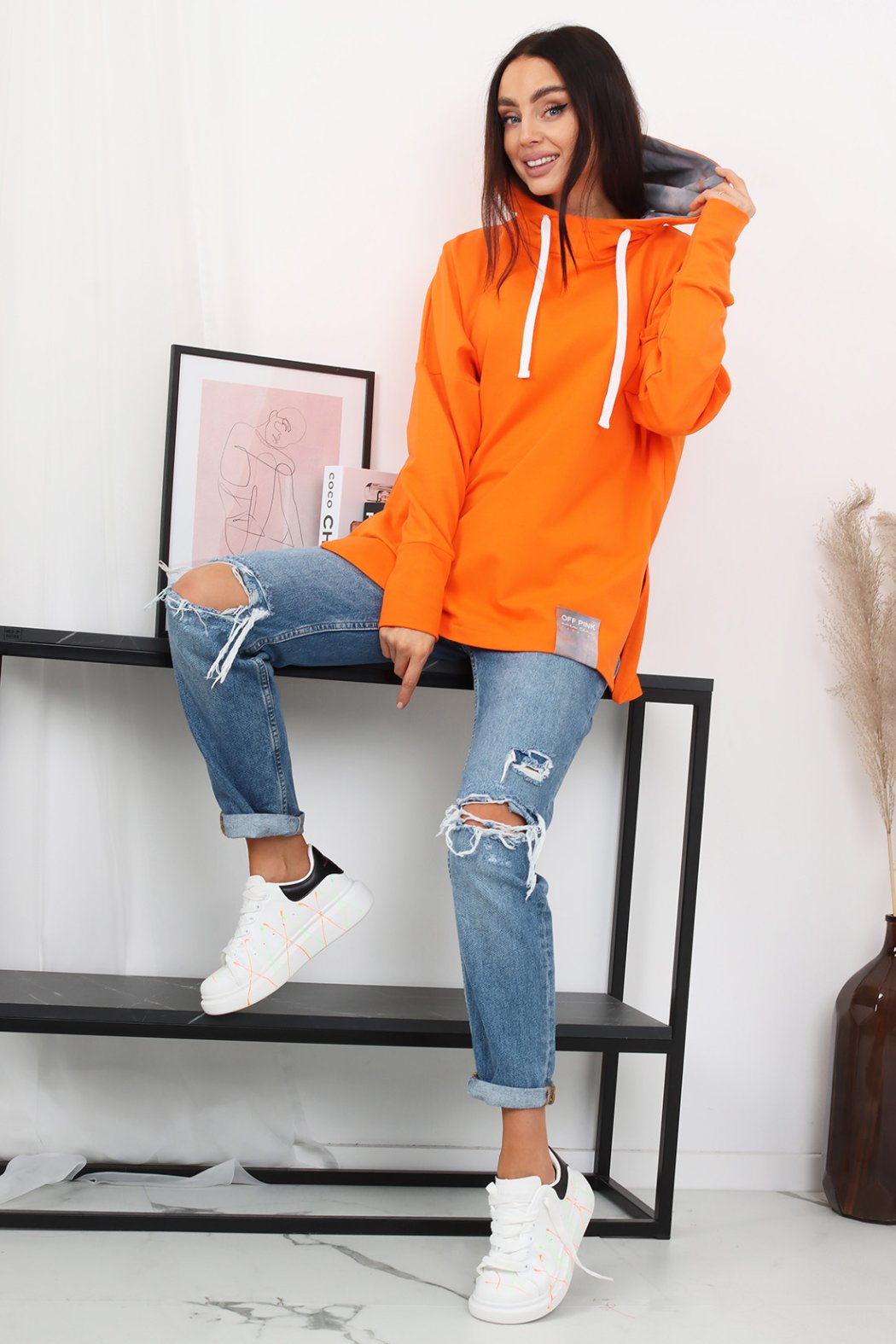 BLUZA DAMSKA Z KAPTUREM NOVA