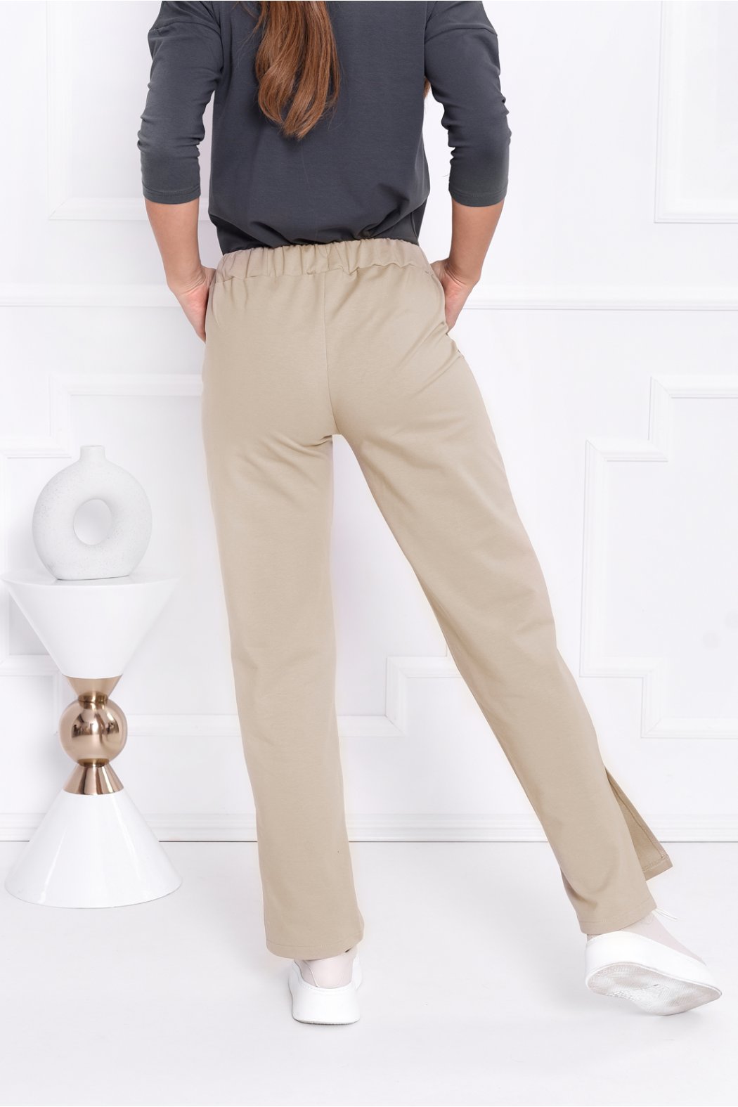 SPODNIE DAMSKIE Z SZEROKIMI NOGAWKAMI MADDALENA