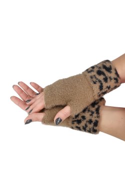 RĘKAWICZKI DAMSKIE PANTERKA P058