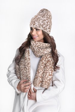 SZAL DAMSKI W PANTERKĘ P059