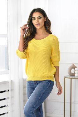 SWETER DAMSKI Z DEKOLTEM W SEREK ANTONIA
