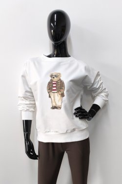 BLUZA DAMSKA Z NADRUKIEM - JACK