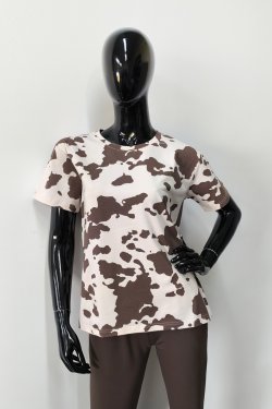 T-SHIRT DAMSKI W ZWIERZĘCY PRINT GENNY