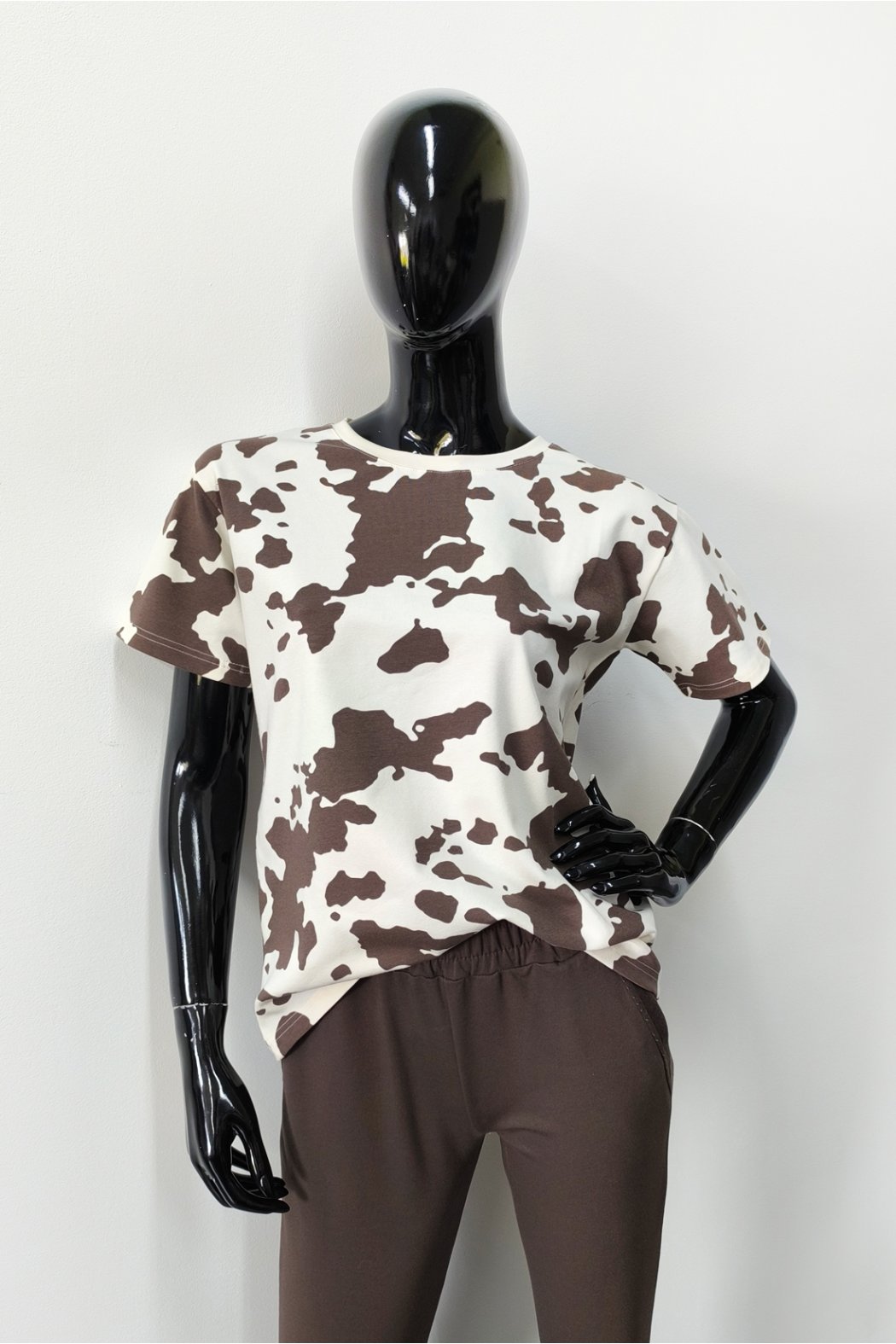T-SHIRT DAMSKI W ZWIERZĘCY PRINT GENNY