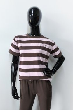 T-SHIRT DAMSKI W PASKI ALBERTA