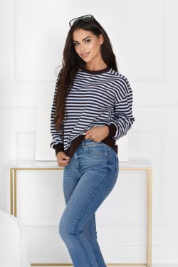 BLUZA DAMSKA W PASKI RIANA