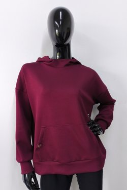 BLUZA DAMSKA Z KAPTUREM MASEŁKO - MELANIA