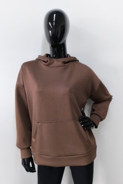 BLUZA DAMSKA Z KAPTUREM MASEŁKO - MELANIA