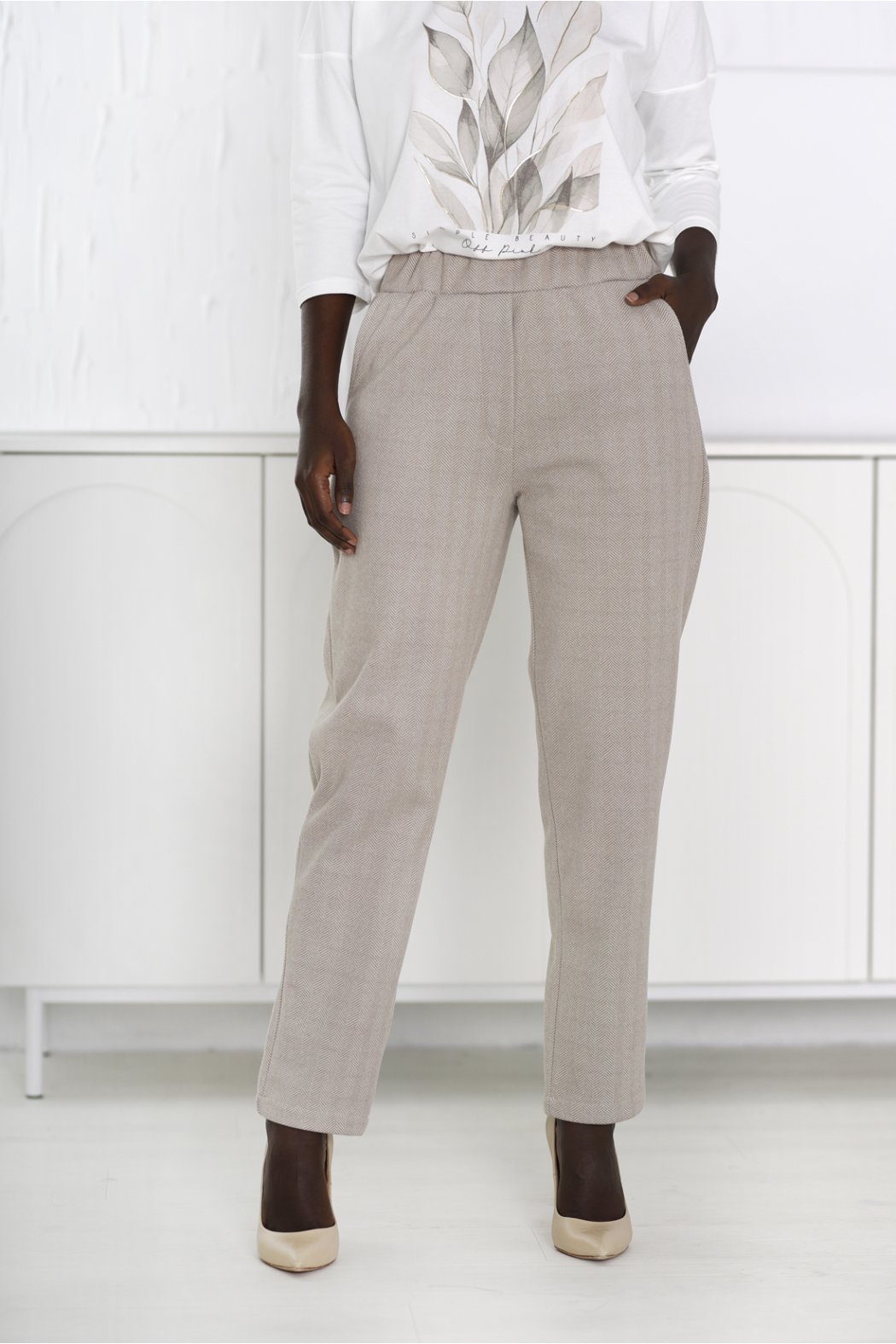 ELEGANCKIE SPODNIE DAMSKIE...