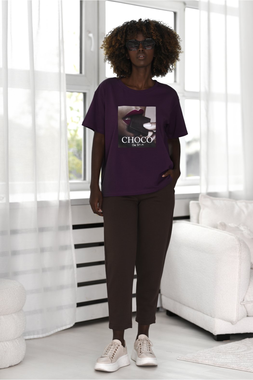 T-SHIRT DAMSKI BAWEŁNIANY Z...