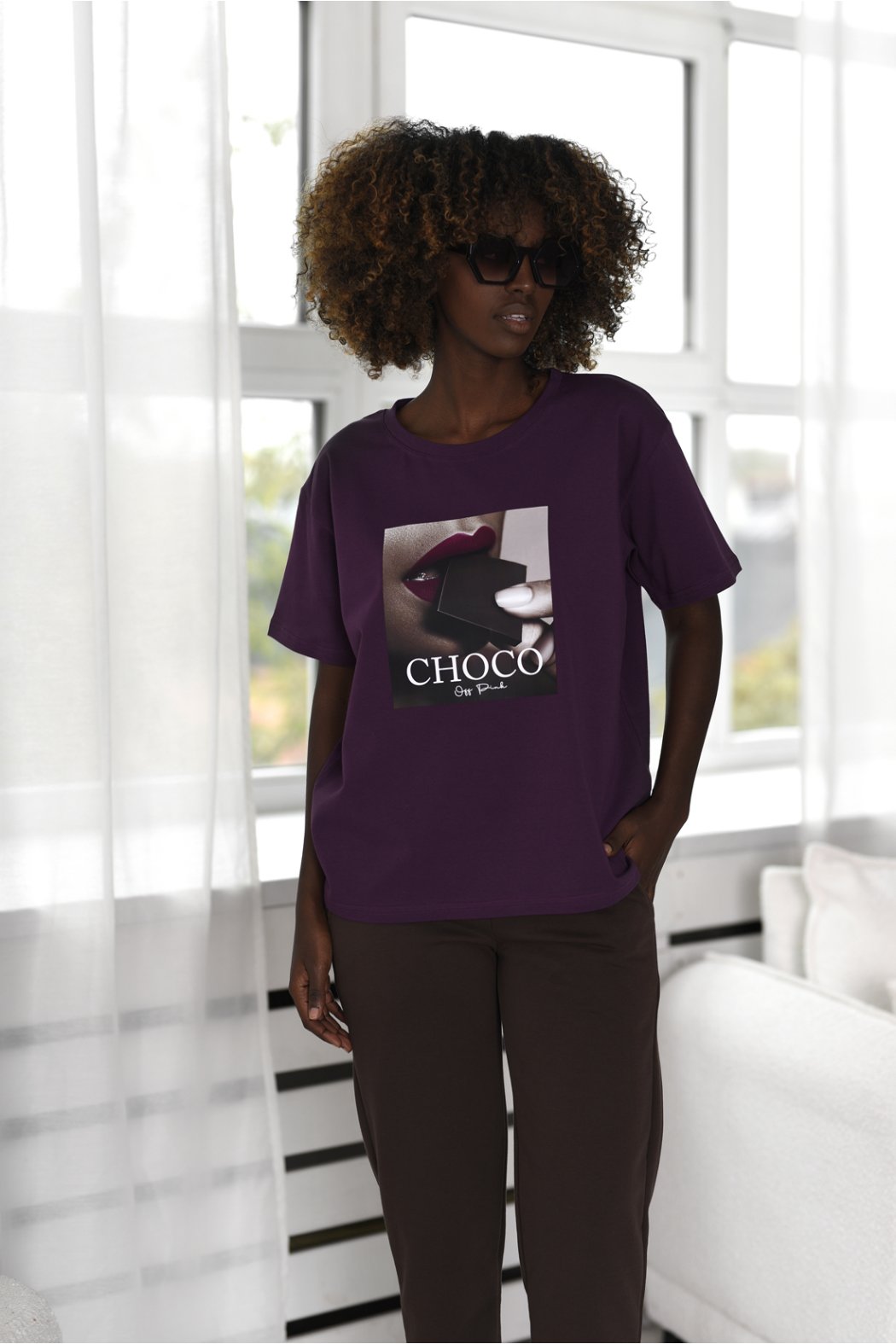 T-SHIRT DAMSKI BAWEŁNIANY Z...