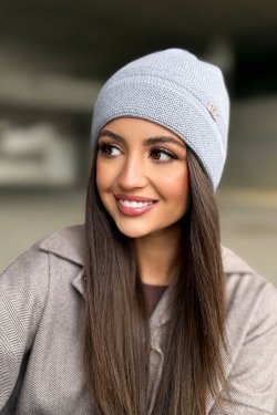 CZAPKA DAMSKA Z WEŁNY MERINO P079