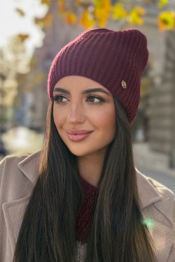 CZAPKA DAMSKA Z DODATKIEM WEŁNY P095