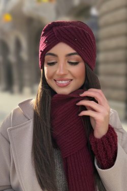 OPASKA DAMSKA Z DODATKIEM WEŁNY P096