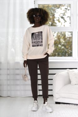 BLUZA DAMSKA Z NADRUKIEM - BALANCE