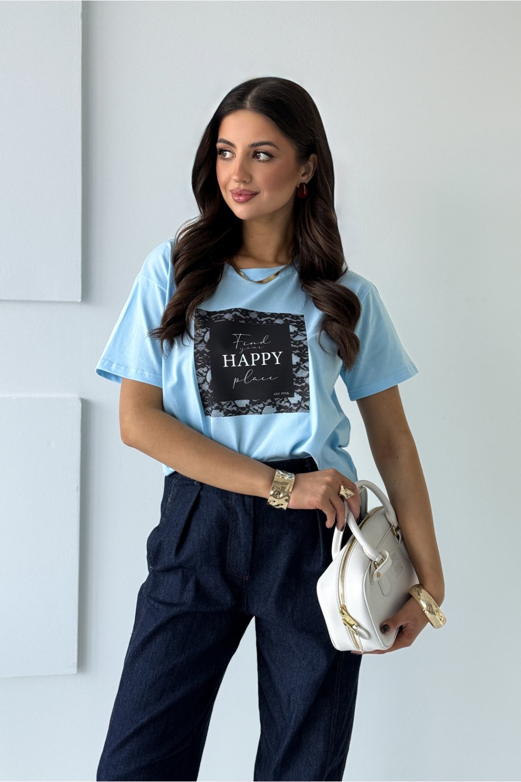 BAWEŁNIANY T-SHIRT Z...