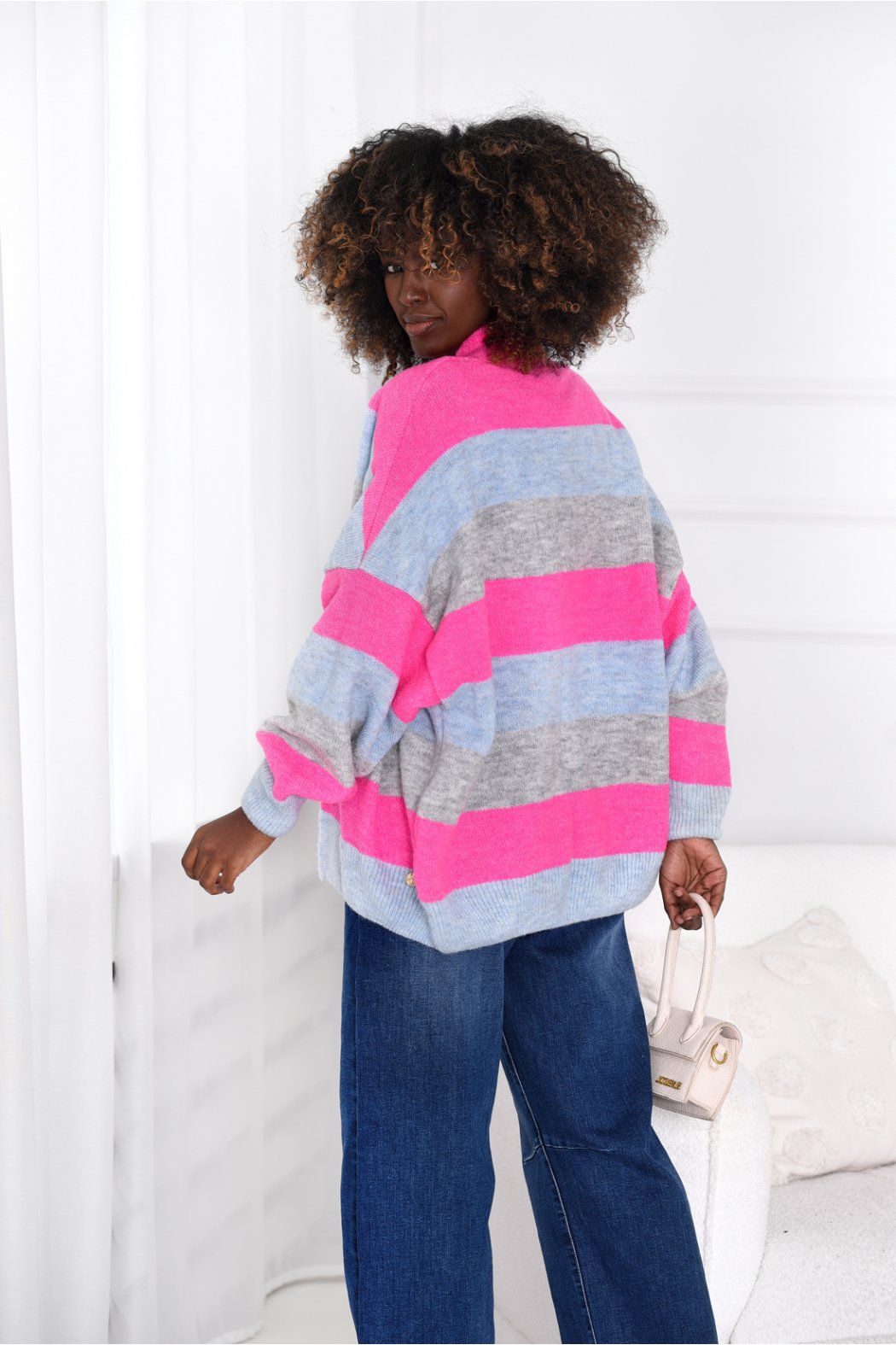 KARDIGAN DAMSKI W PASKI /...