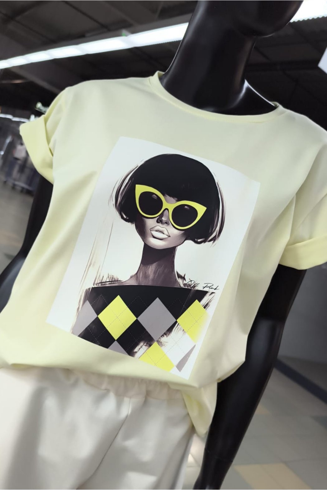 BAWEŁNIANY T-SHIRT Z...