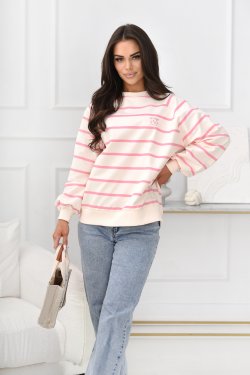 BAWEŁNIANA BLUZA W PASKI VELIA