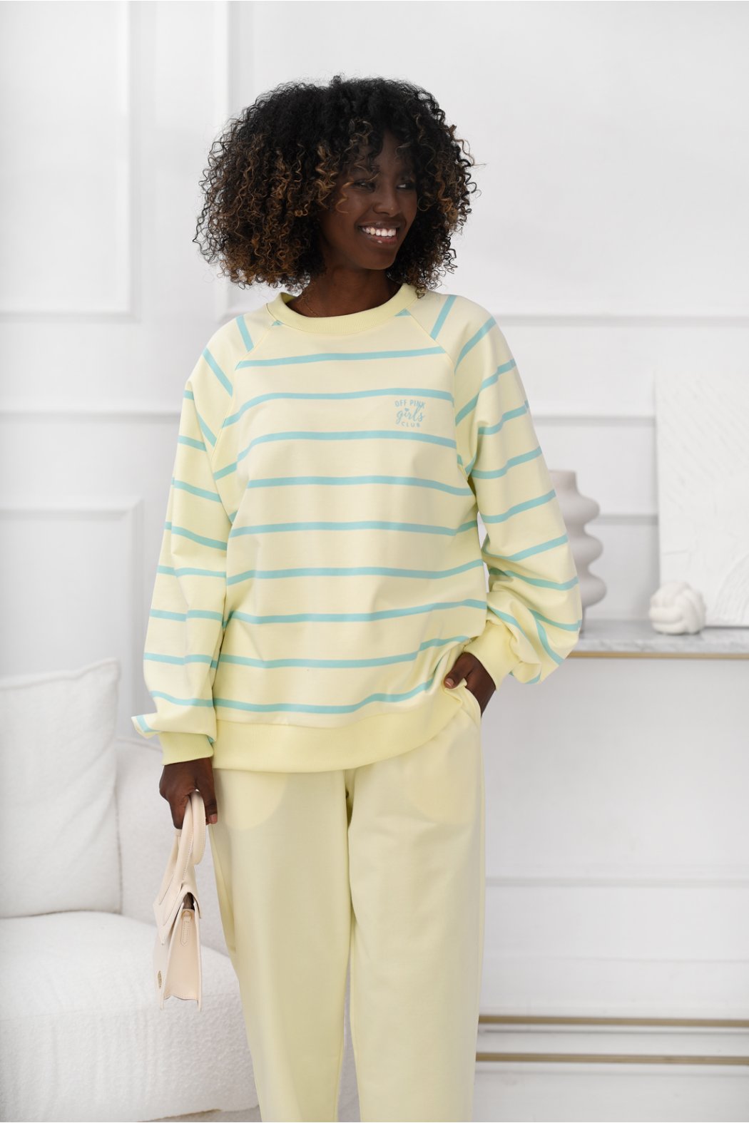 BAWEŁNIANA BLUZA W PASKI VELIA