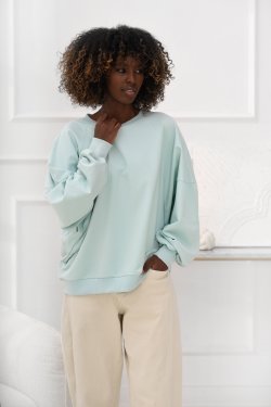 BAWEŁNIANA BLUZA OVERSIZE RAGUEL