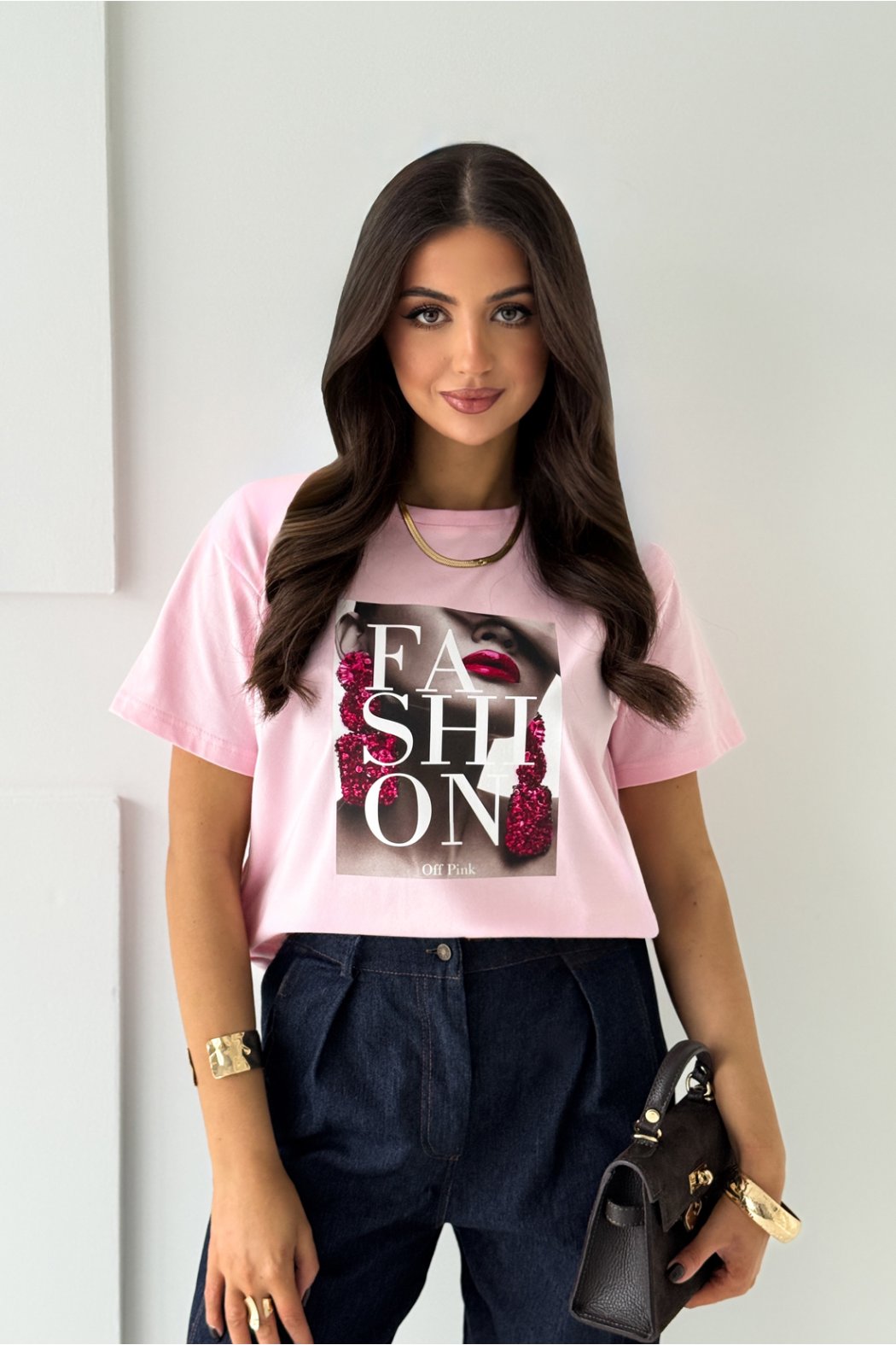 BAWEŁNIANY T-SHIRT Z...