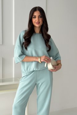 BLUZKA DAMSKA Z MIĘKKIEJ DZIANINY MASEŁKO - NURIE