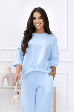 BLUZKA DAMSKA Z MIĘKKIEJ DZIANINY MASEŁKO - NURIE