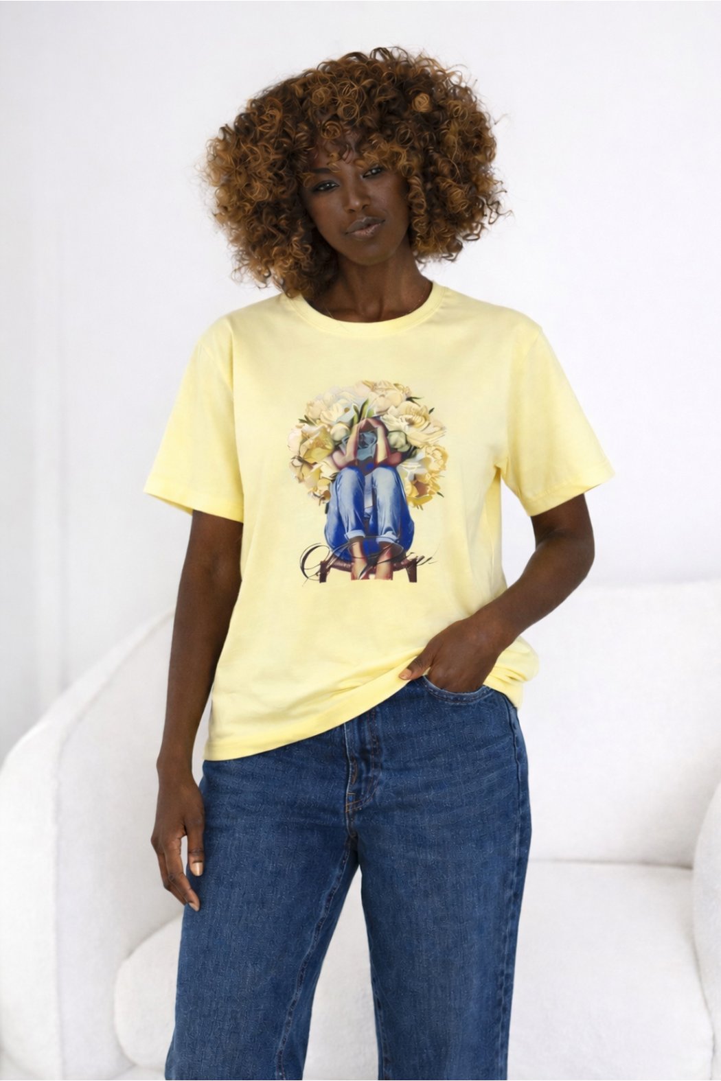 BAWEŁNIANY T-SHIRT Z...