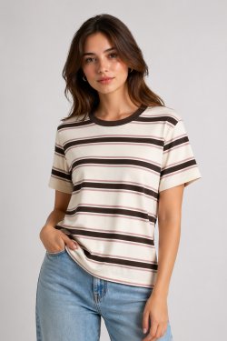 BAWEŁNIANY T-SHIRT DAMSKI XOLA