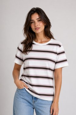 BAWEŁNIANY T-SHIRT DAMSKI XOLA