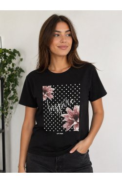 T-SHIRT Z NADRUKIEM BLISS