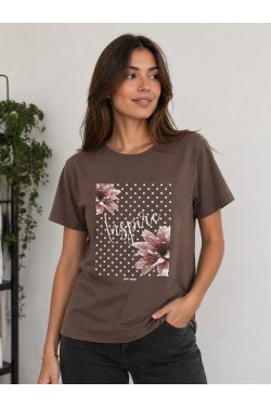 T-SHIRT Z NADRUKIEM BLISS