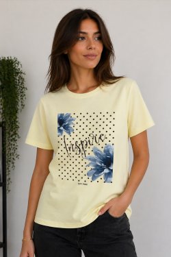 T-SHIRT Z NADRUKIEM BLISS