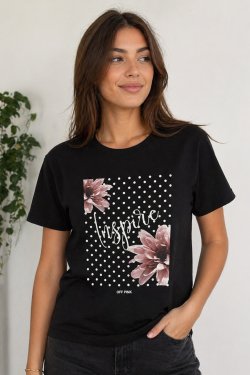 T-SHIRT Z NADRUKIEM BLISS