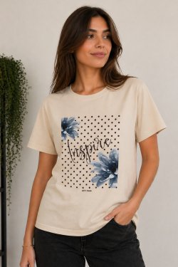 T-SHIRT Z NADRUKIEM BLISS