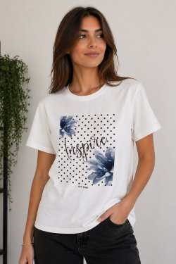 T-SHIRT Z NADRUKIEM BLISS