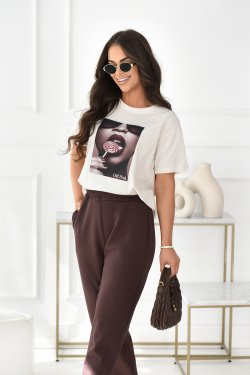 T-SHIRT Z NADRUKIEM LOLLYPOP