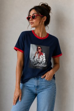 T-SHIRT Z NADRUKIEM CARMEN