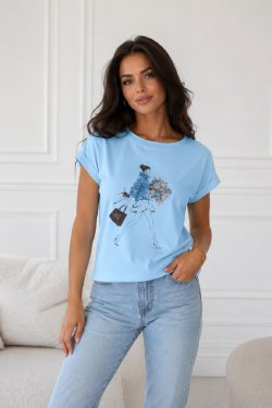 BLUZKA Z NADRUKIEM CHICCA