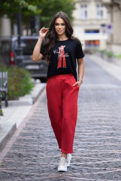 T-SHIRT Z NADRUKIEM BELLISSIMA