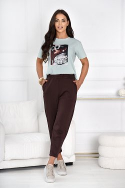 T-SHIRT Z NADRUKIEM VOUGE