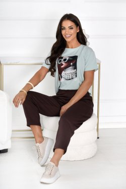 T-SHIRT Z NADRUKIEM VOUGE